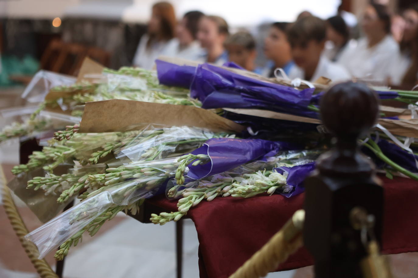 Fotos: Tradicional ofrenda de nardos a la Patrona de Cádiz en Santo Domingo
