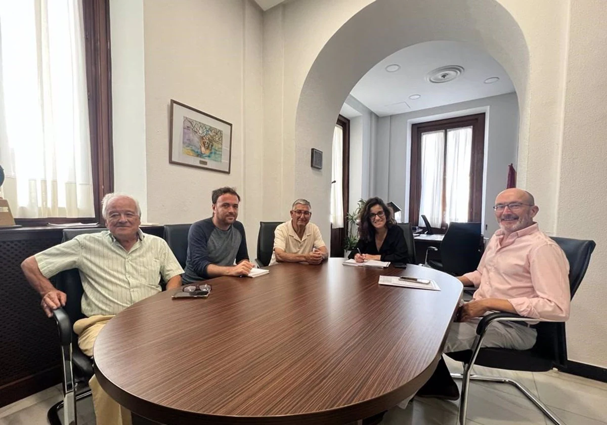 Reunión del Ayuntamiento de Cádiz con las asociaciones FAEM y Afemen.