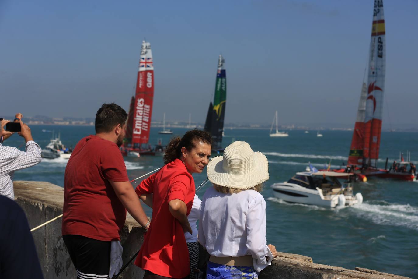 Fotos II: Sábado de SailGP por las calles de Cádiz