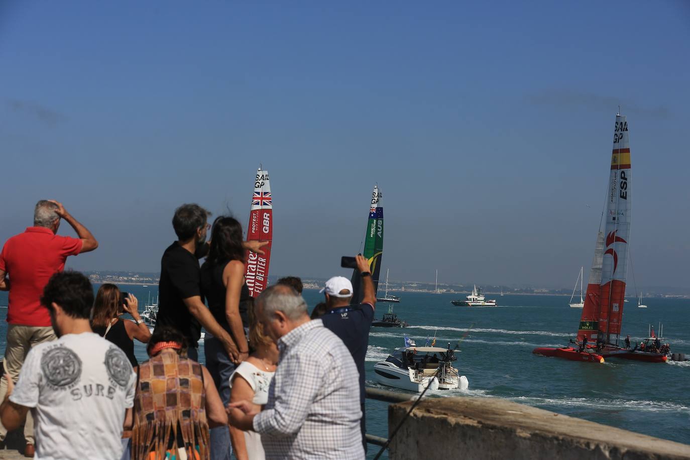 Fotos II: Sábado de SailGP por las calles de Cádiz