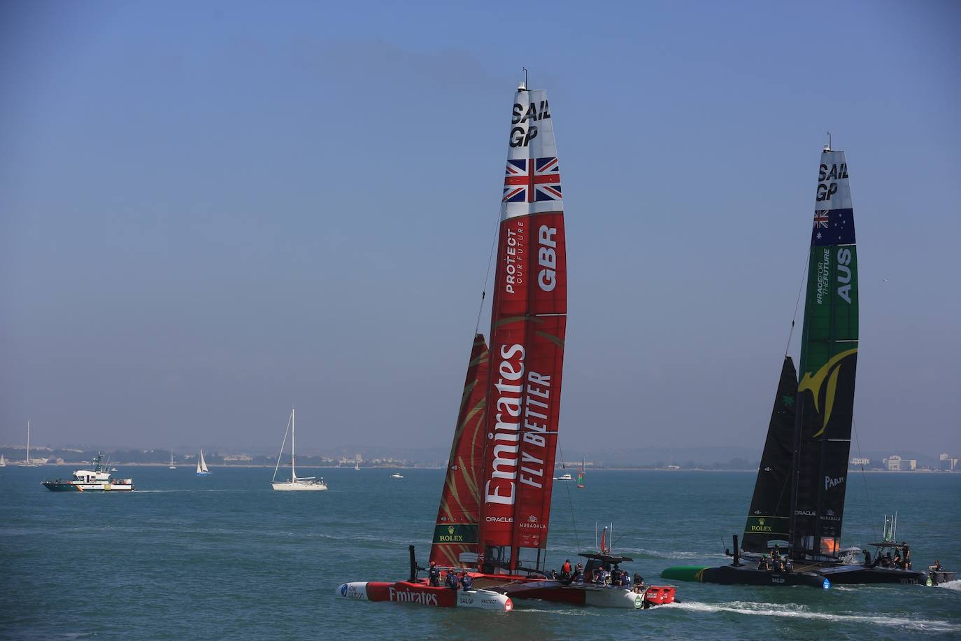 Fotos II: Sábado de SailGP por las calles de Cádiz