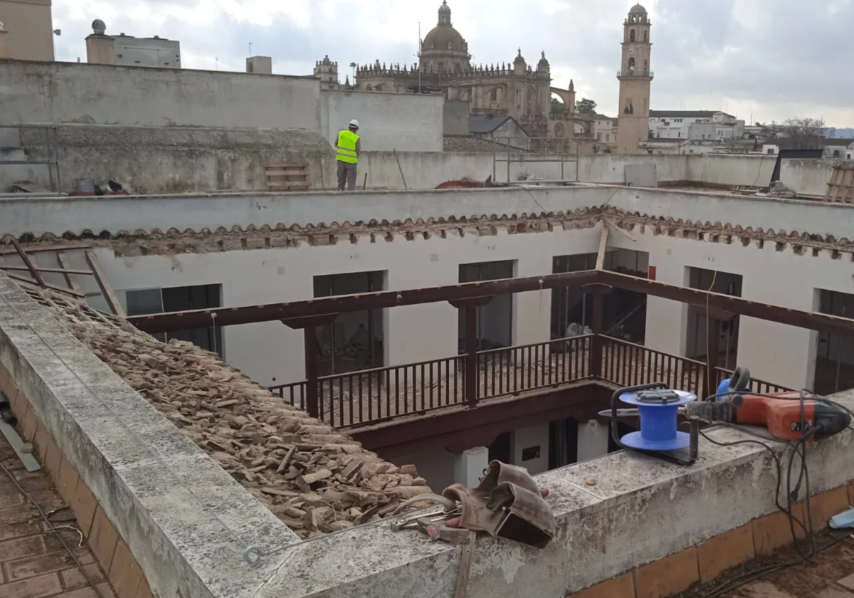 Construcción del Museo del Flamenco en Jerez.