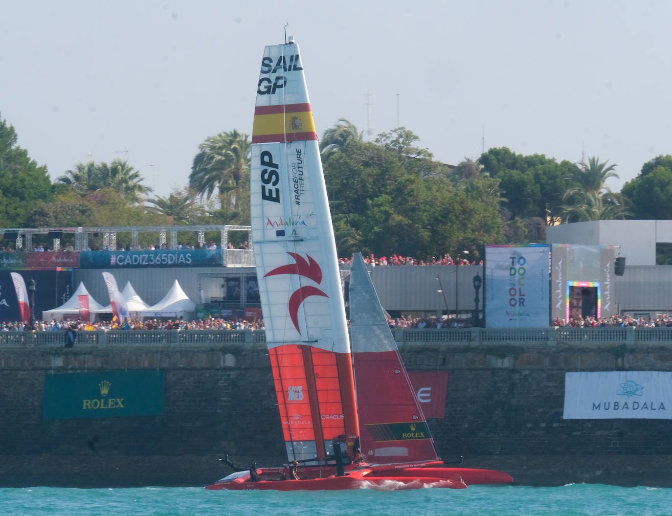 Fotos: Así ha sido la primera jornada de SailGP en Cádiz