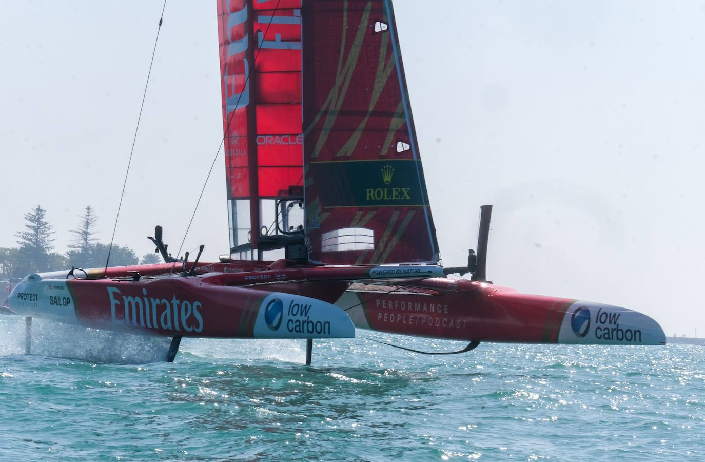 Fotos: Así ha sido la primera jornada de SailGP en Cádiz