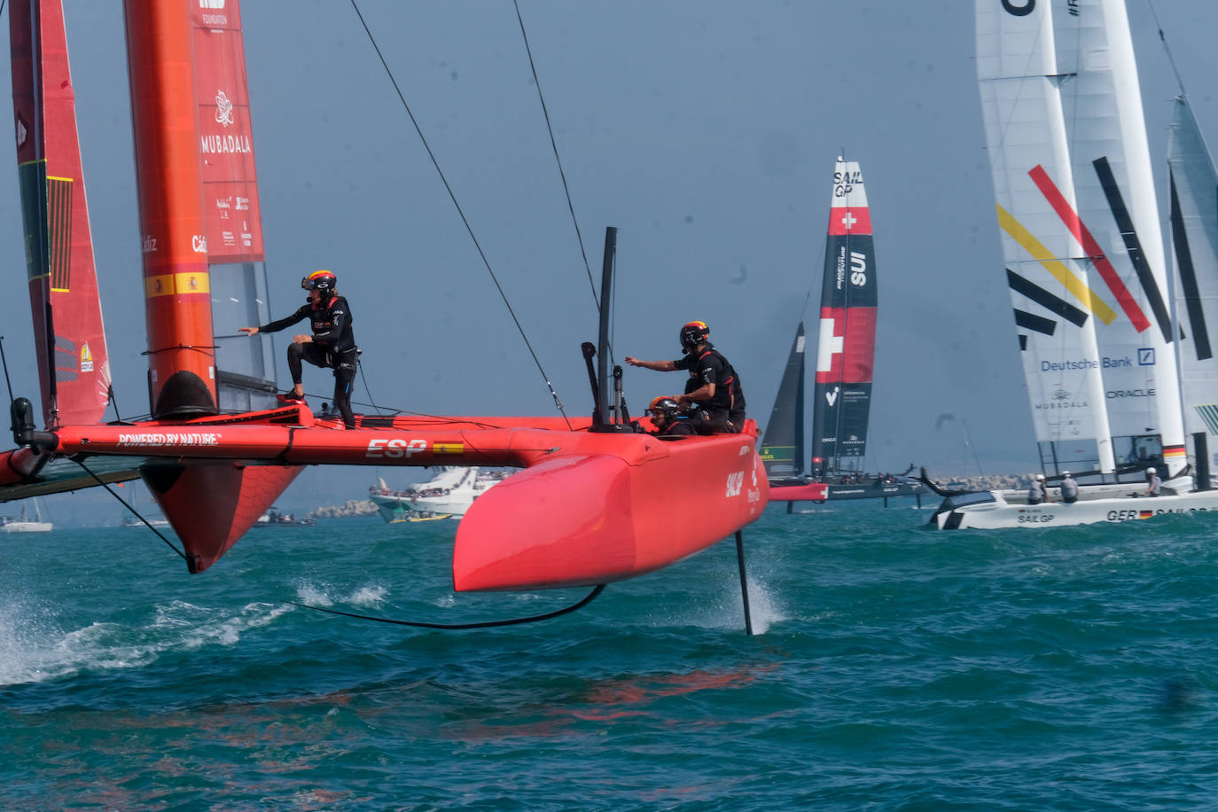 Fotos: Así ha sido la primera jornada de SailGP en Cádiz