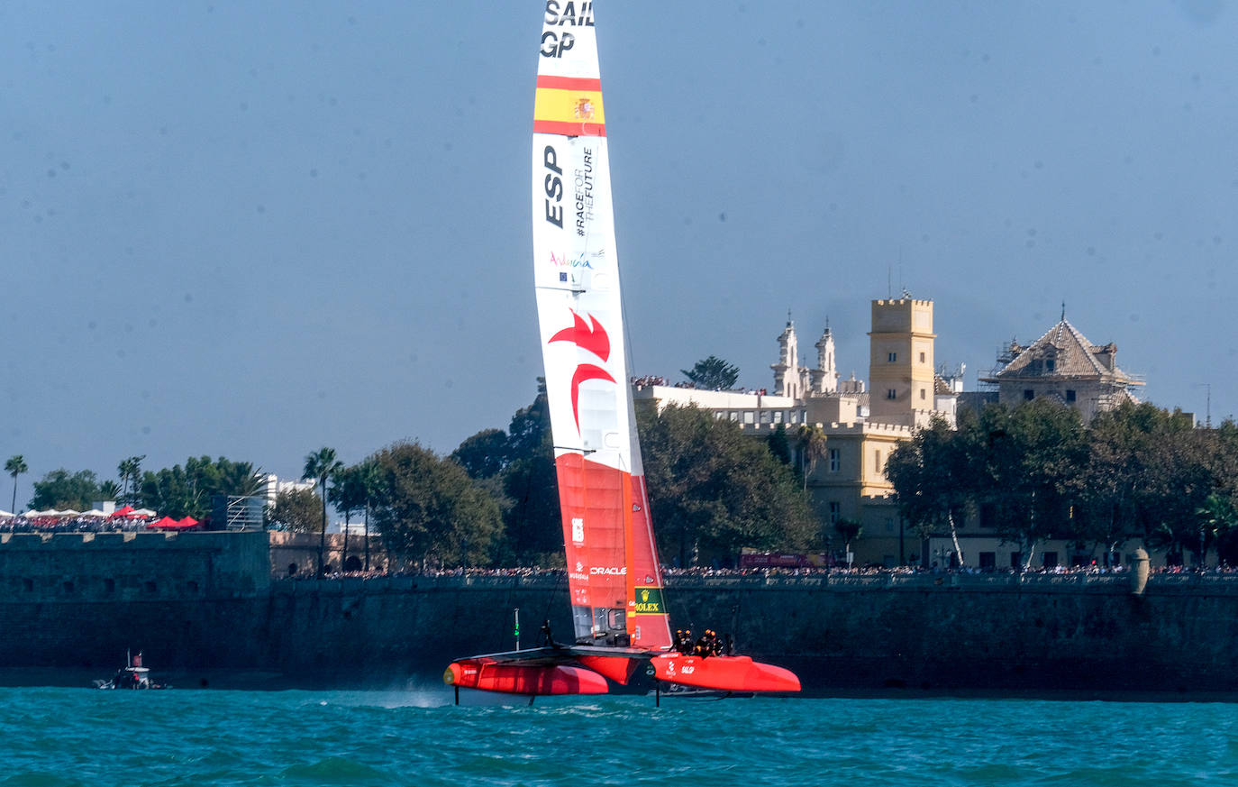 Fotos: Así ha sido la primera jornada de SailGP en Cádiz