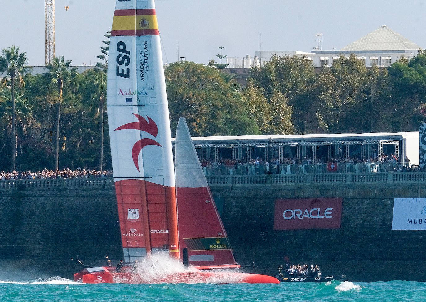 Fotos: Así ha sido la primera jornada de SailGP en Cádiz