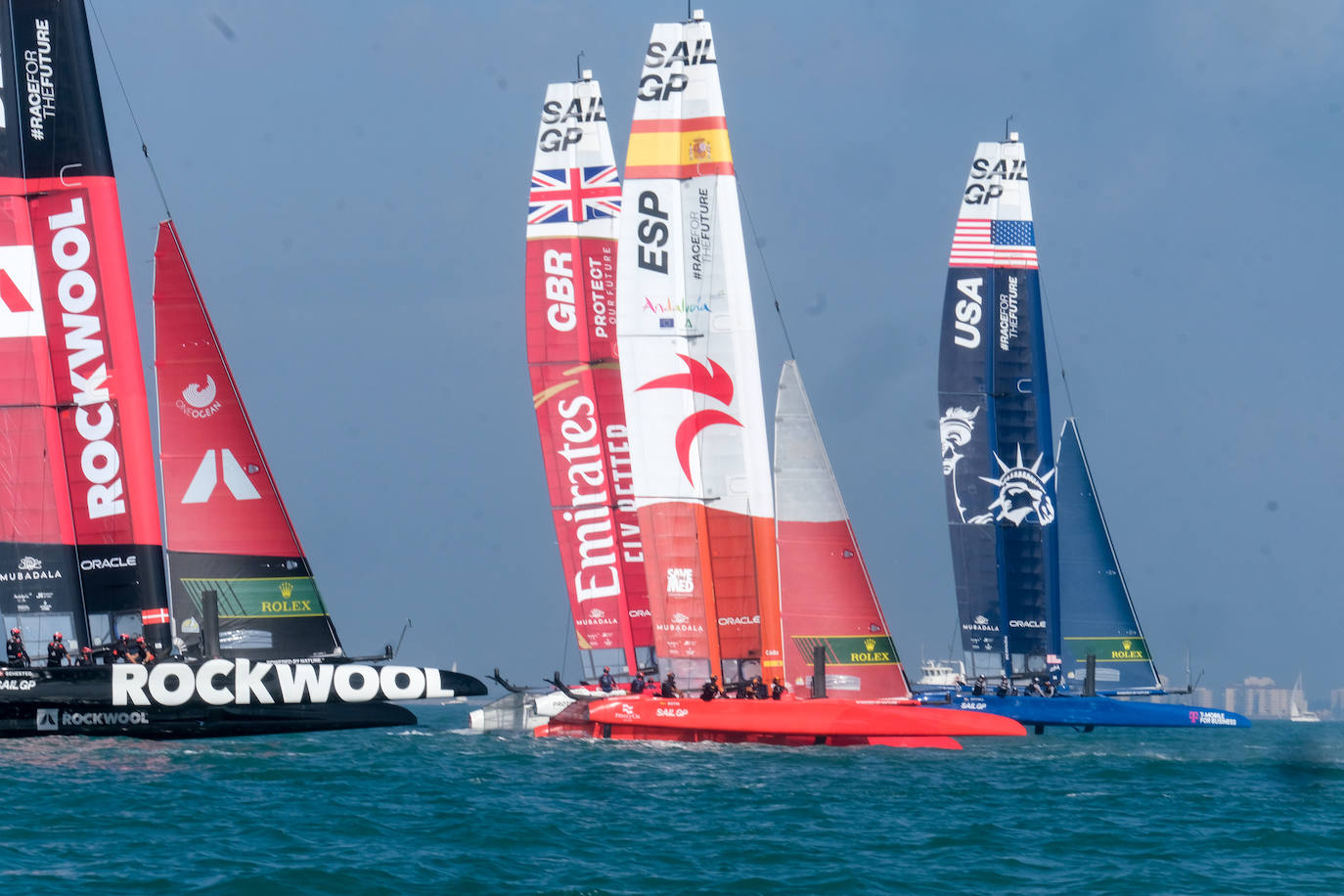 Fotos: Así ha sido la primera jornada de SailGP en Cádiz