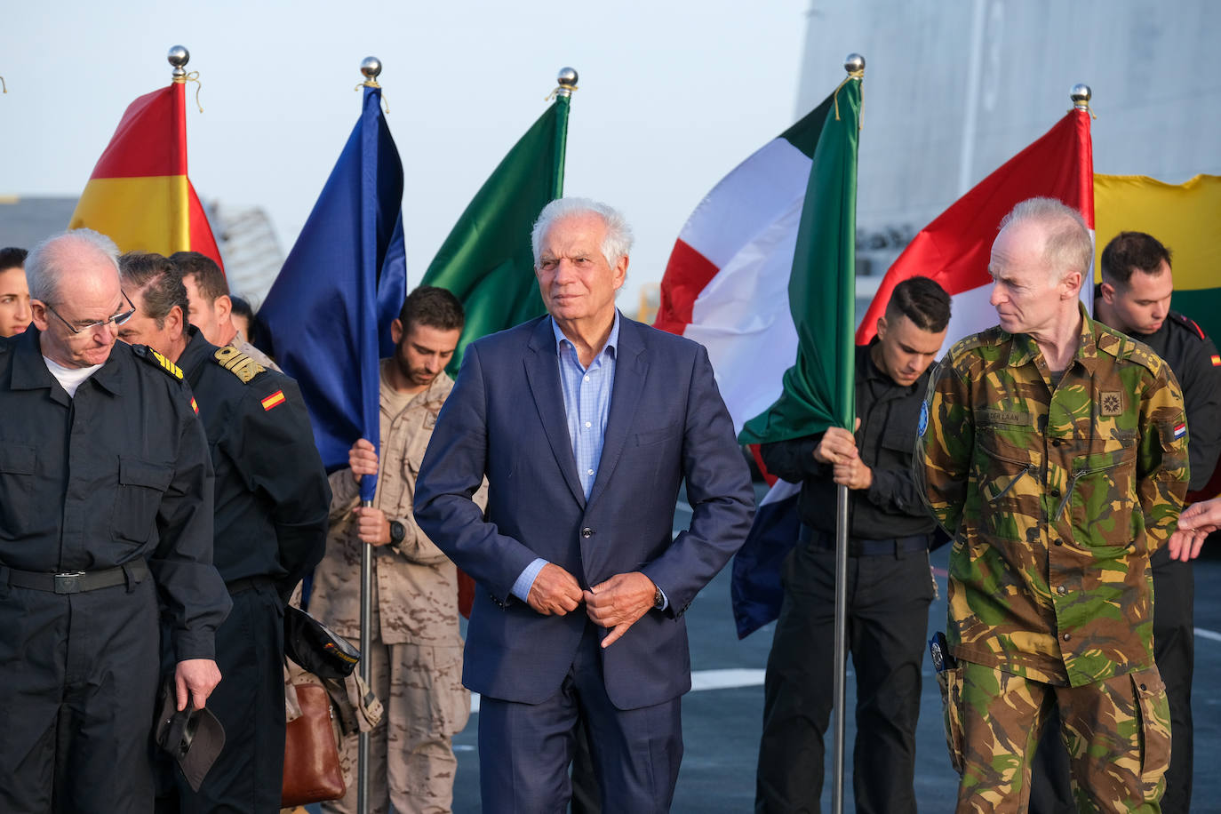 En imágenes: Josep Borrell visita el ejercicio &#039;Milex-23&#039; de la Unión Europea en Cádiz