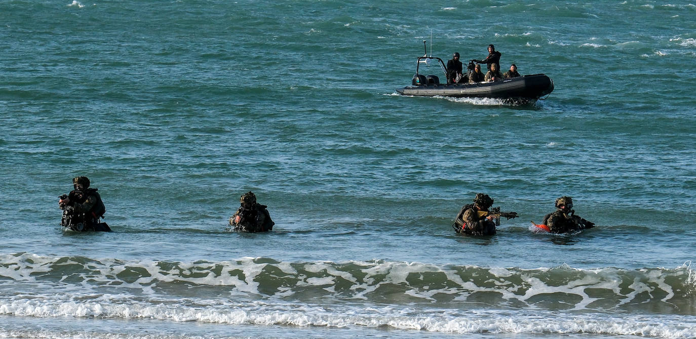 En imágenes: Josep Borrell visita el ejercicio &#039;Milex-23&#039; de la Unión Europea en Cádiz