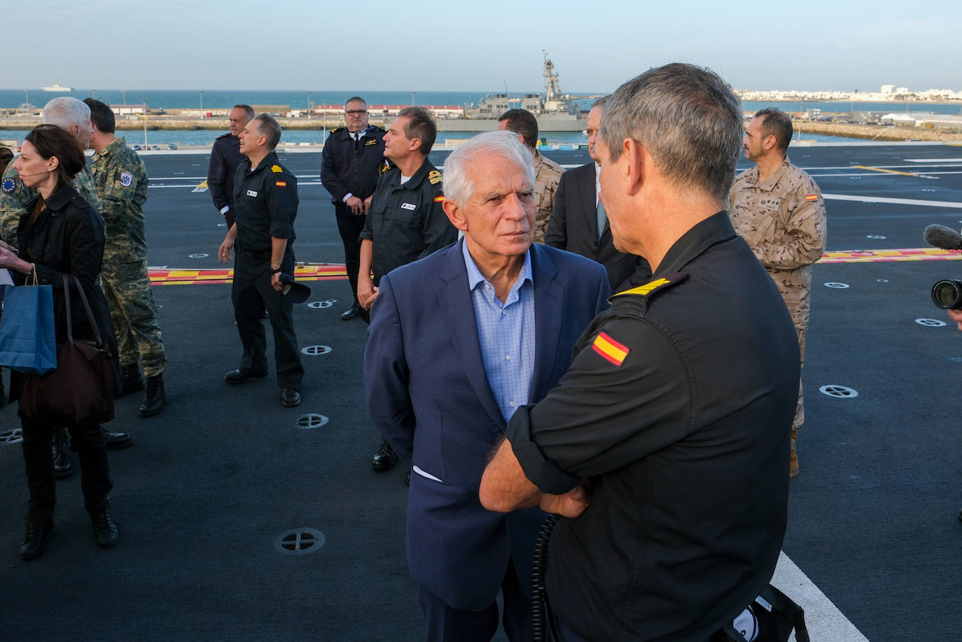 En imágenes: Josep Borrell visita el ejercicio &#039;Milex-23&#039; de la Unión Europea en Cádiz