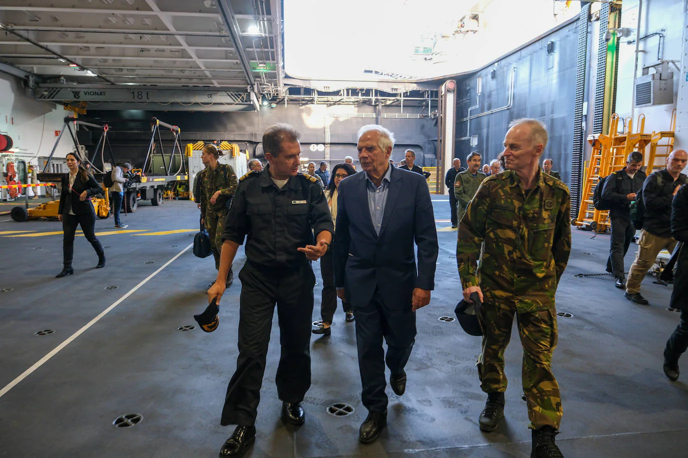 En imágenes: Josep Borrell visita el ejercicio &#039;Milex-23&#039; de la Unión Europea en Cádiz