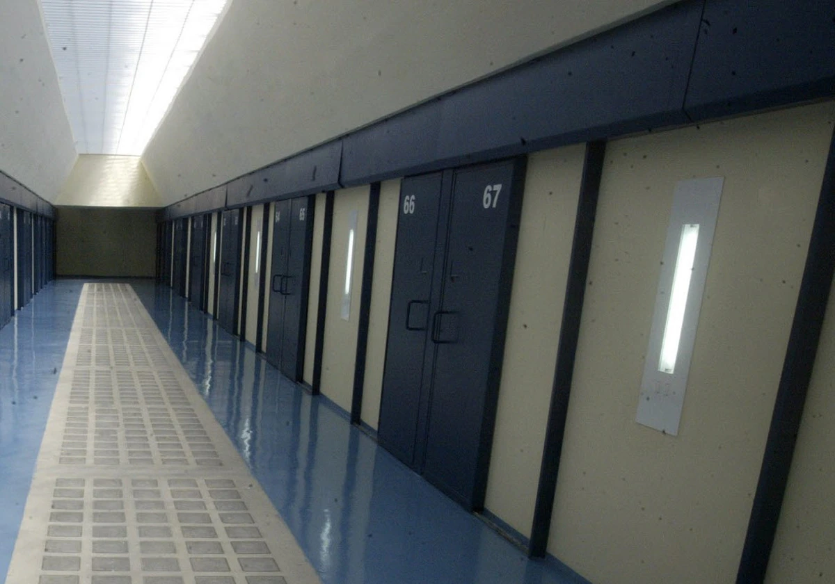 Interior de la prisión de Puerto III, en El Puerto.