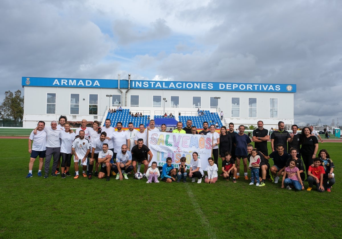 Gran ambiente para el encuentro benéfico