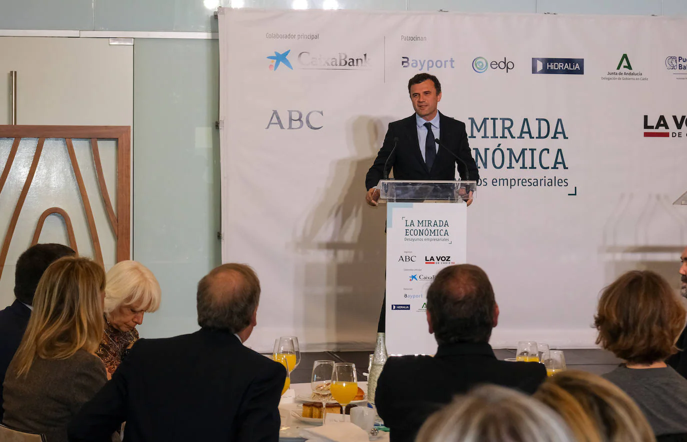 Fotos: Bruno García, alcalde de Cádiz, en la Mirada Económica de ABC y La Voz