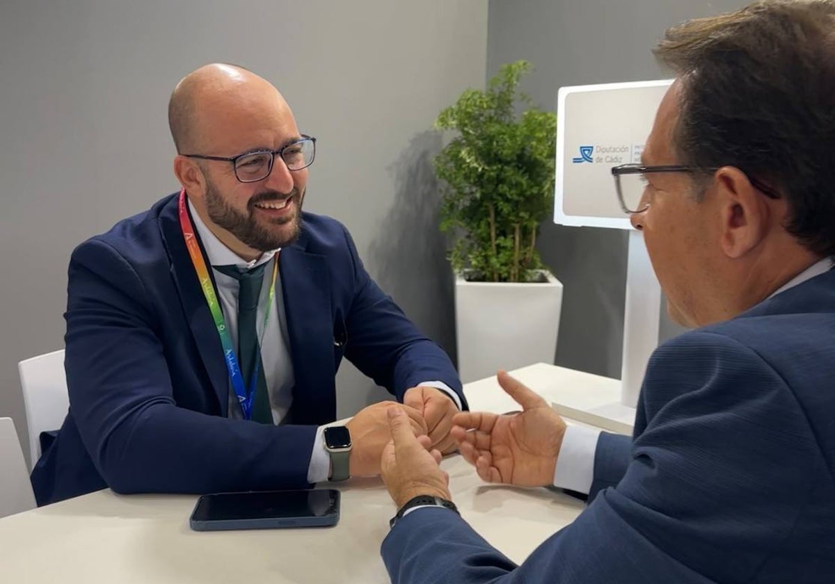 Germán Beardo mantiene una reunión en la World Travel Market de Londres