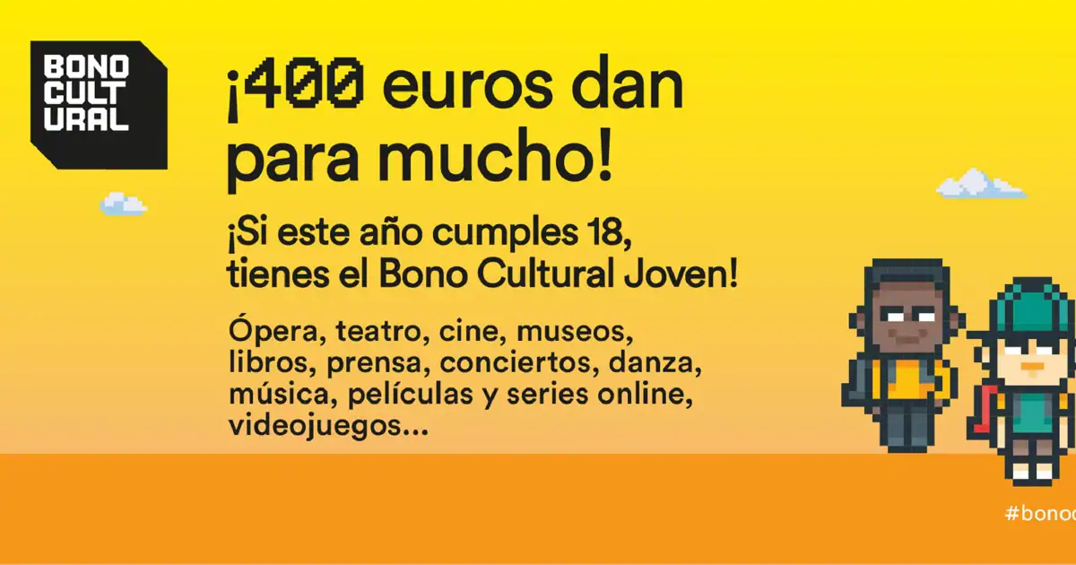 Los jóvenes aragoneses de 18 años ya pueden solicitar el Bono Cultural de  400 euros en las oficinas de Correos