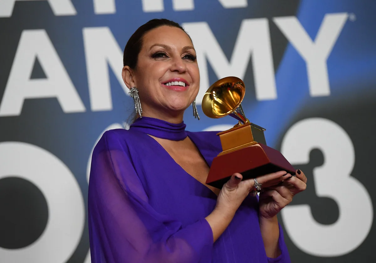 Niña Pastori, en los Grammy Latinos de Sevilla.