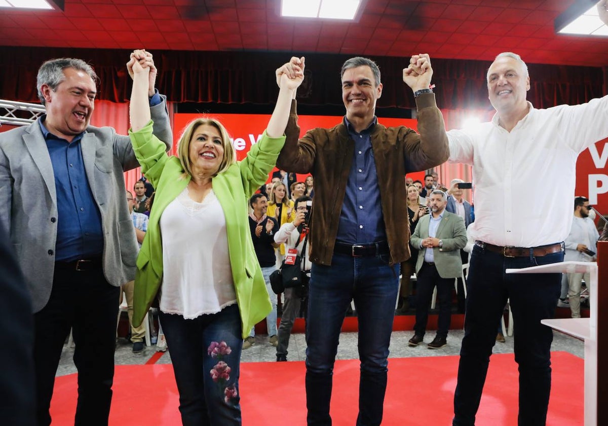 Mitin de Pedro Sánchez en Jerez