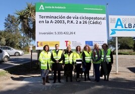 La Junta inicia las obras del carril bici de 24 kilómetros que unirá Jerez y La Barca de la Florida