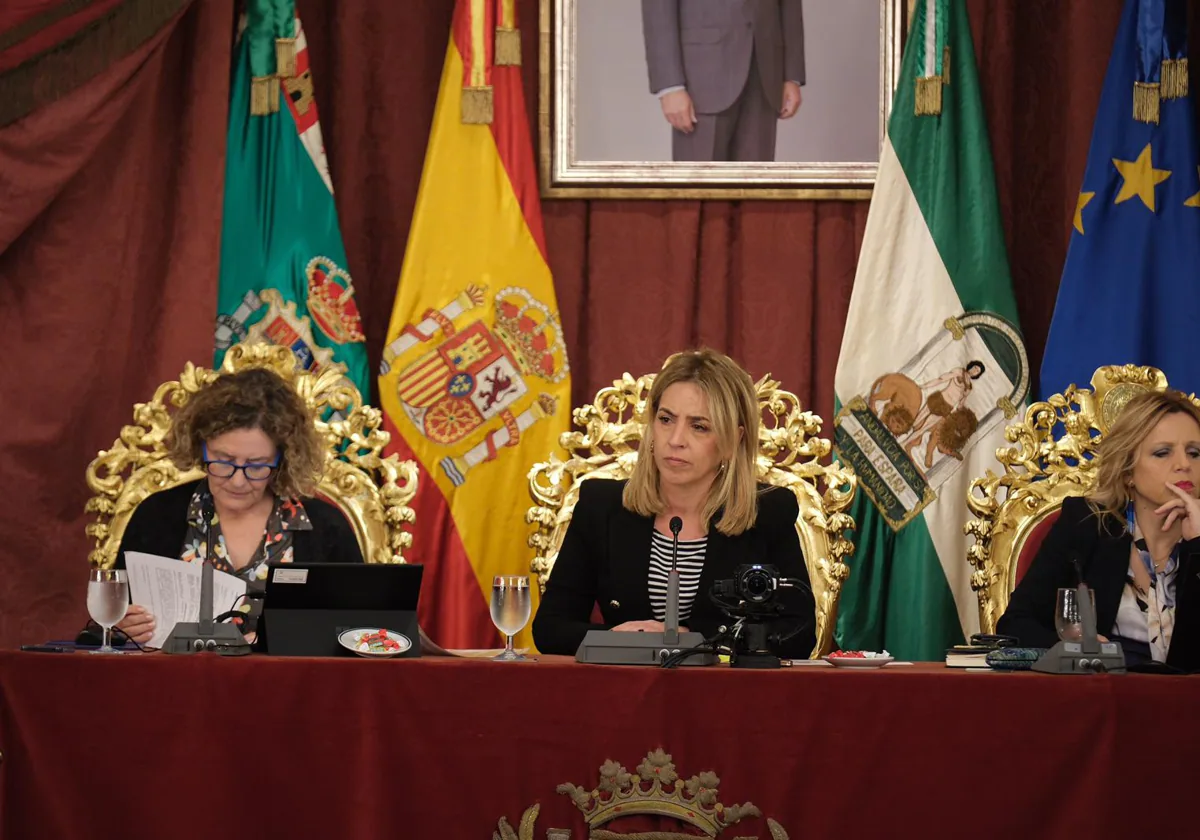 Almudena Martínez, presidenta de la Diputación.