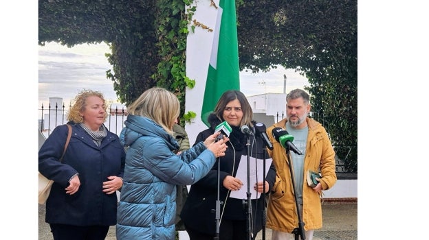 Acto institucional en Conil.