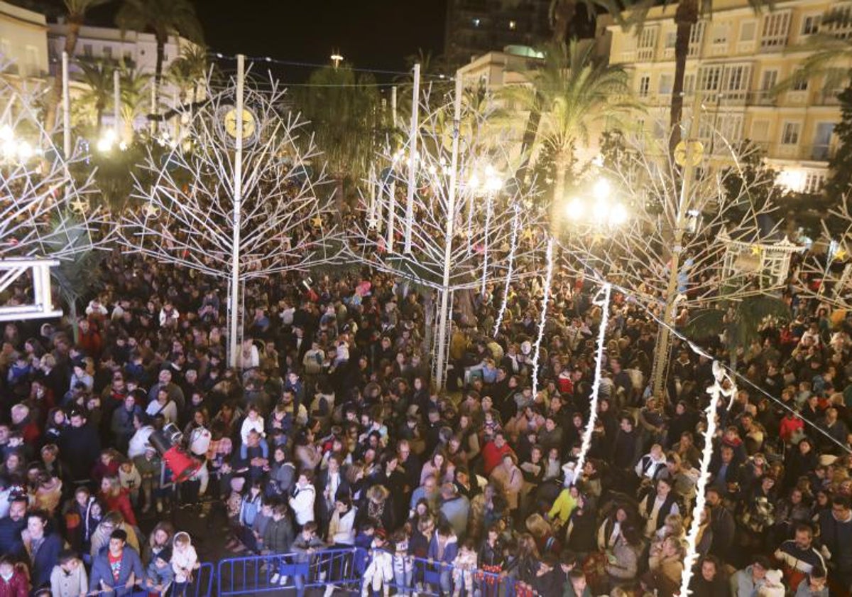 Inauguración de la Navidad de Cádiz 2023.