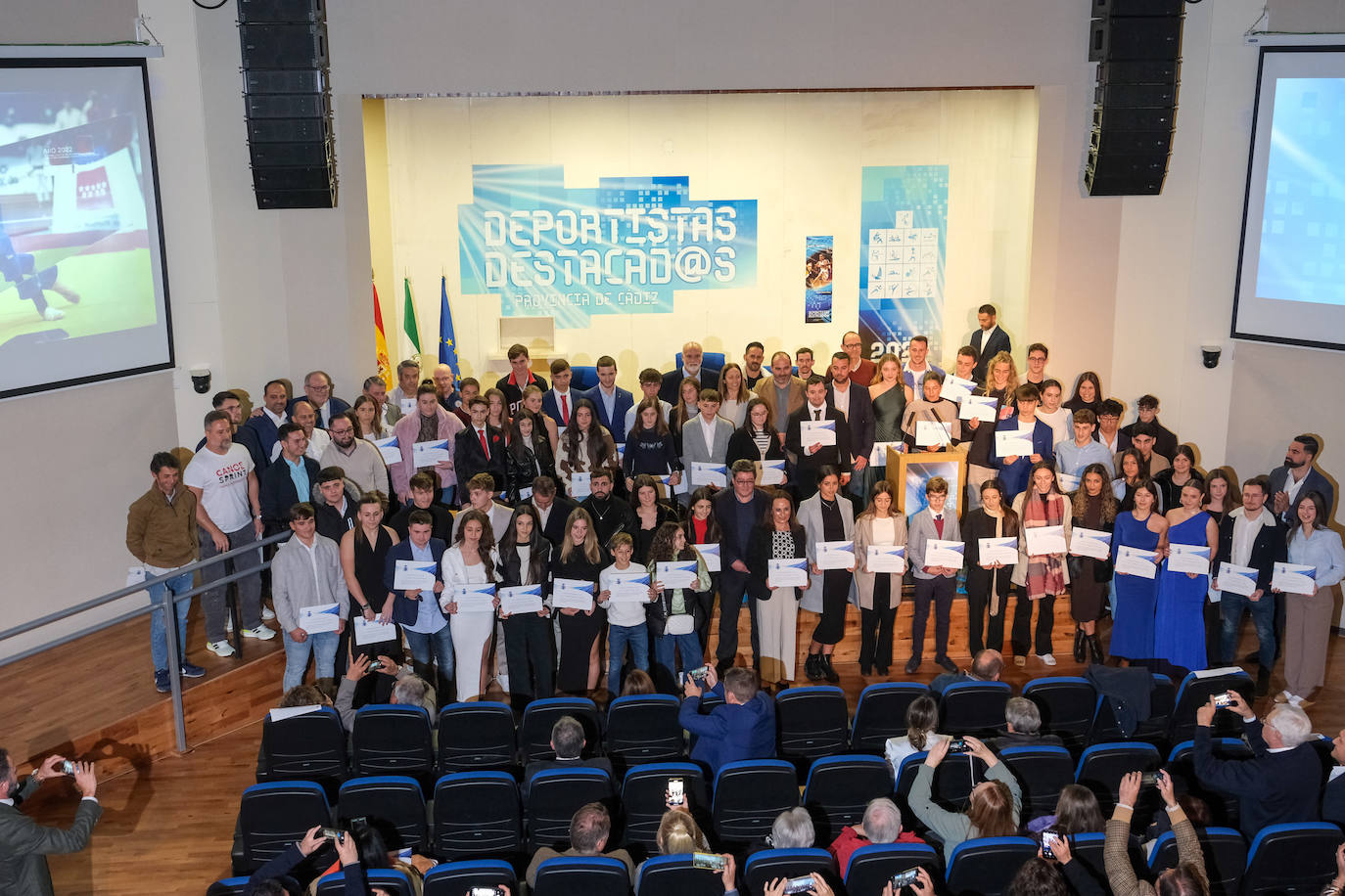 Fotos: Estos son los 79 deportistas de la provincia de Cádiz premiados en la Gala de la Diputación