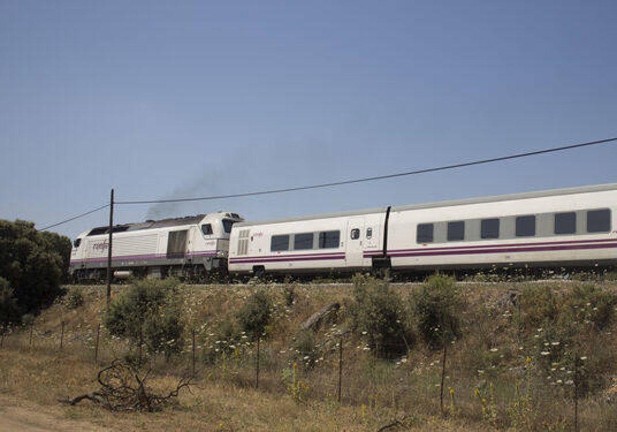 Un tren descarrilla en Setenil sin provocar daños