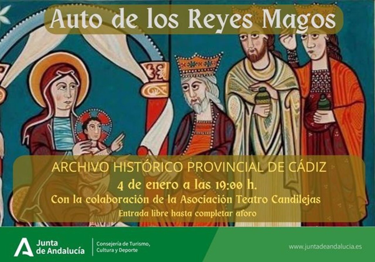 &#039;El Auto de los Reyes Magos&#039; se representa en el Archivo Histórico Provincial el próximo 4 de enero
