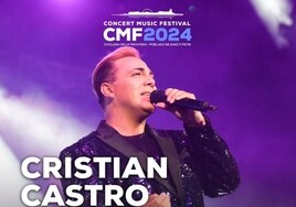 Cristian Castro, nueva confirmación de Concert Music Festival