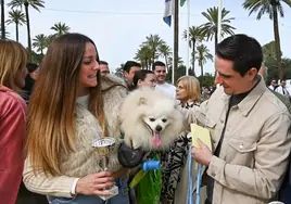 San Antón bendice a más de 300 mascotas en el Parque González Hontoria de Jerez