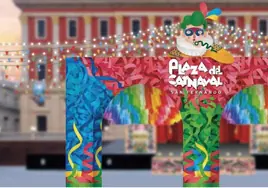 La serpentina inspirará la decoración de la Plaza del Carnaval de San Fernando