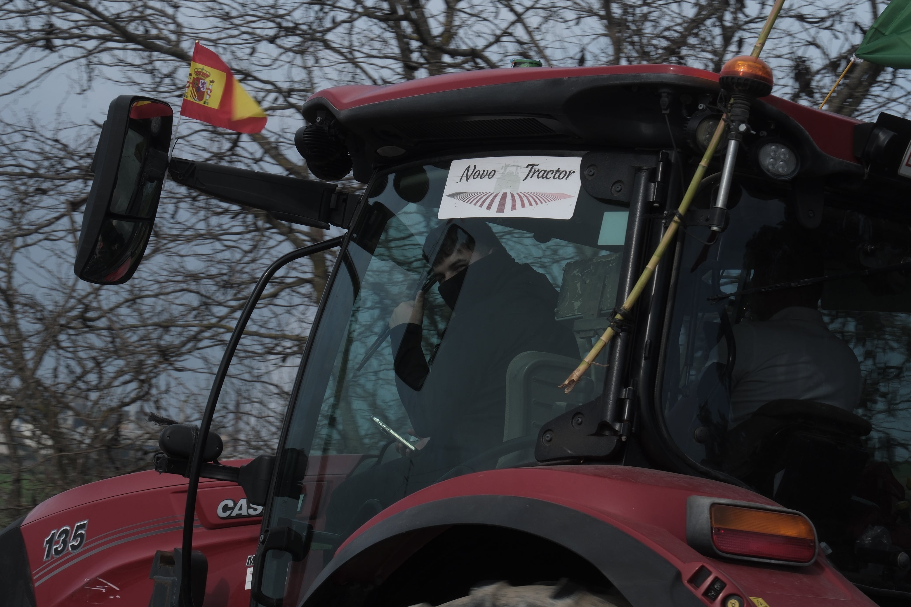 Fotos: Así ha sido la segunda jornada de movilizaciones de agricultores y ganaderos en Jerez