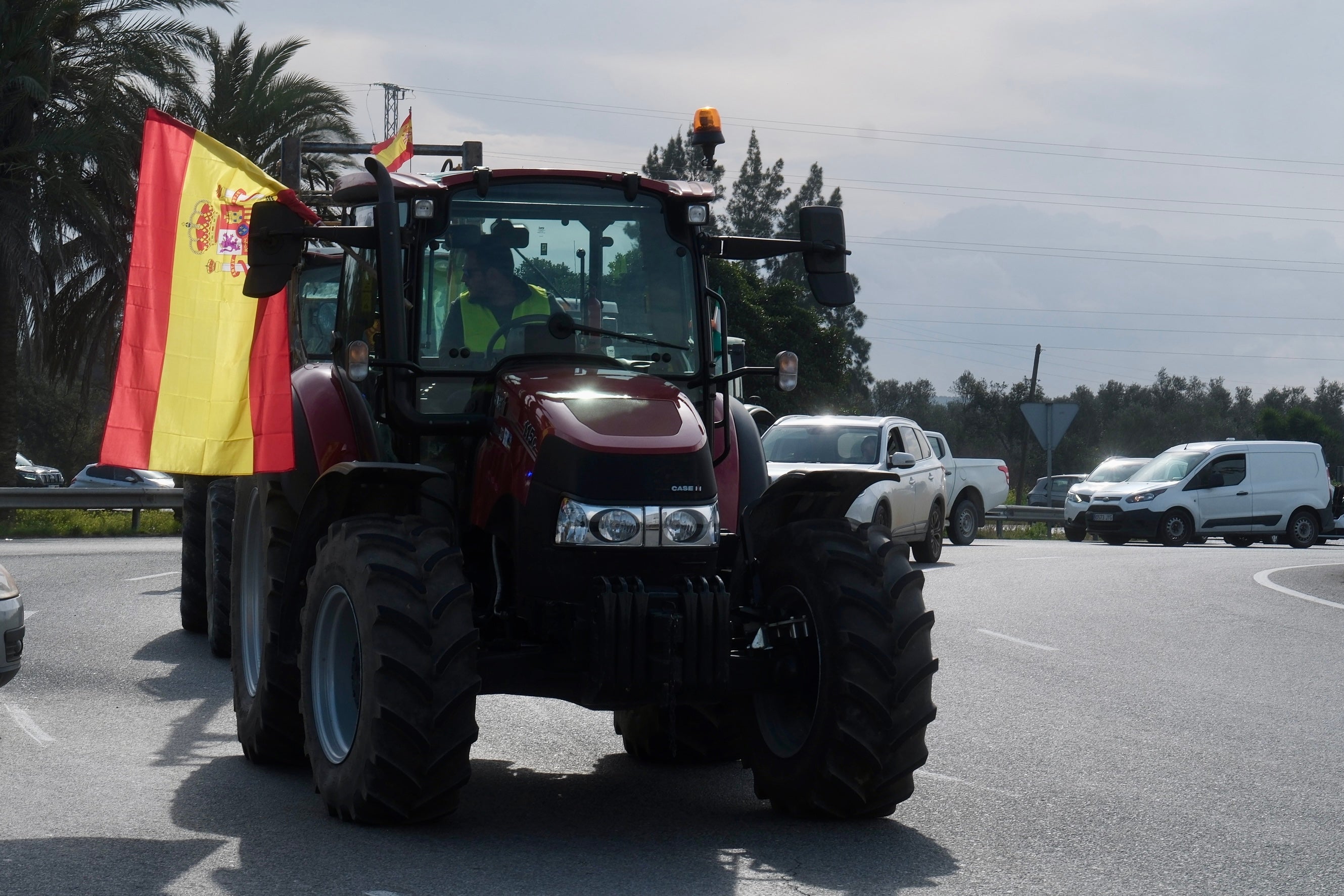 Fotos: Así ha sido la segunda jornada de movilizaciones de agricultores y ganaderos en Jerez