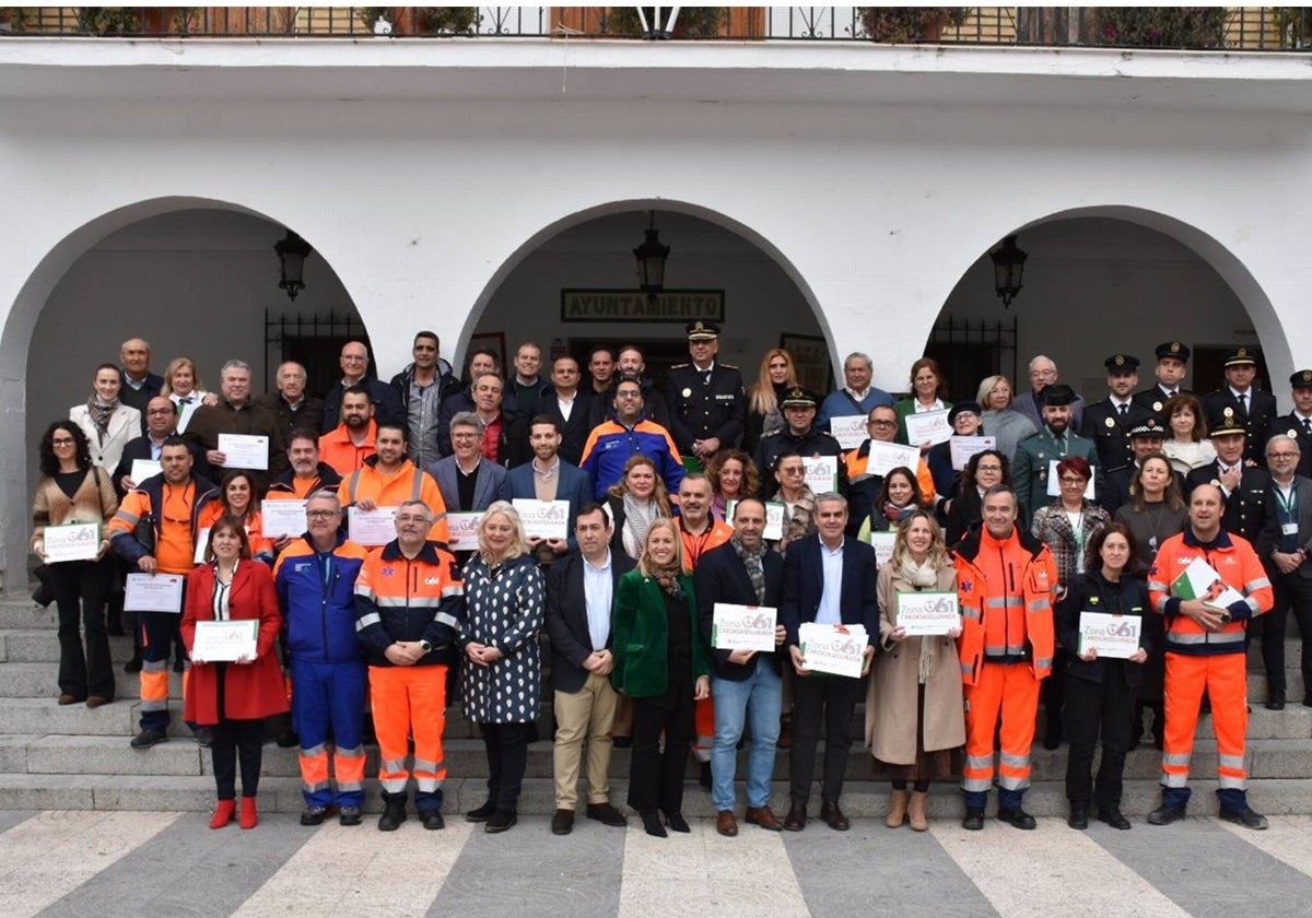 Acto de reconocimiento de nuevas zonas cardioaseguradas.