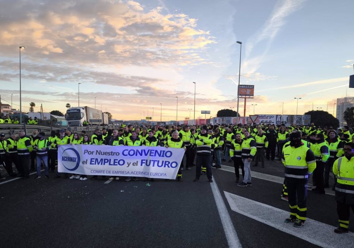 Protestas en Los Barrios