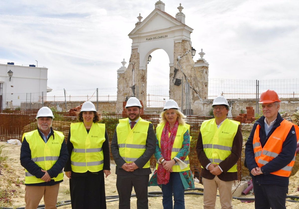 Mercedes Colombo visitó los trabajos