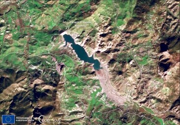 La preocupante imagen satélite del embalse de Zahara-El Gastor