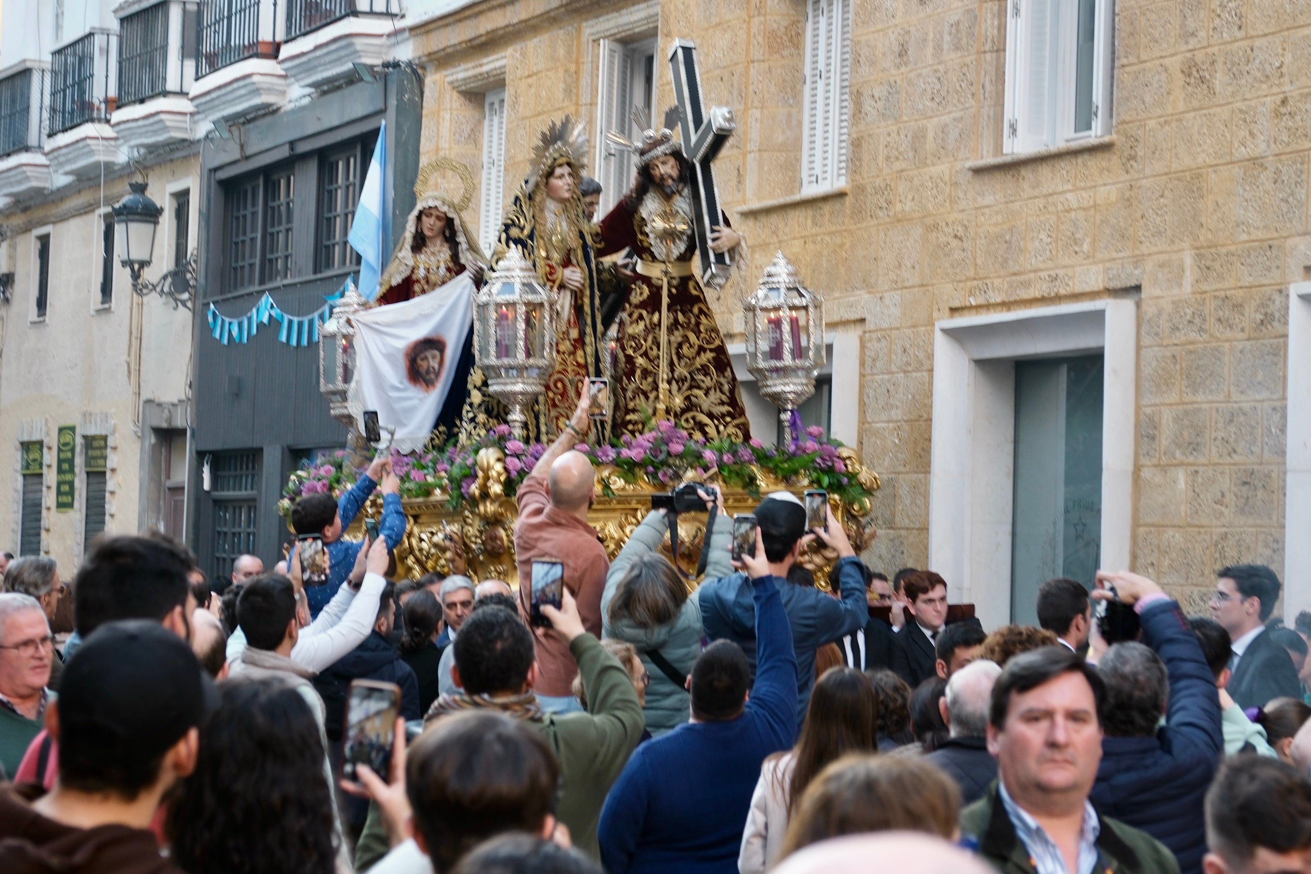 Las imágenes del Vía Crucis