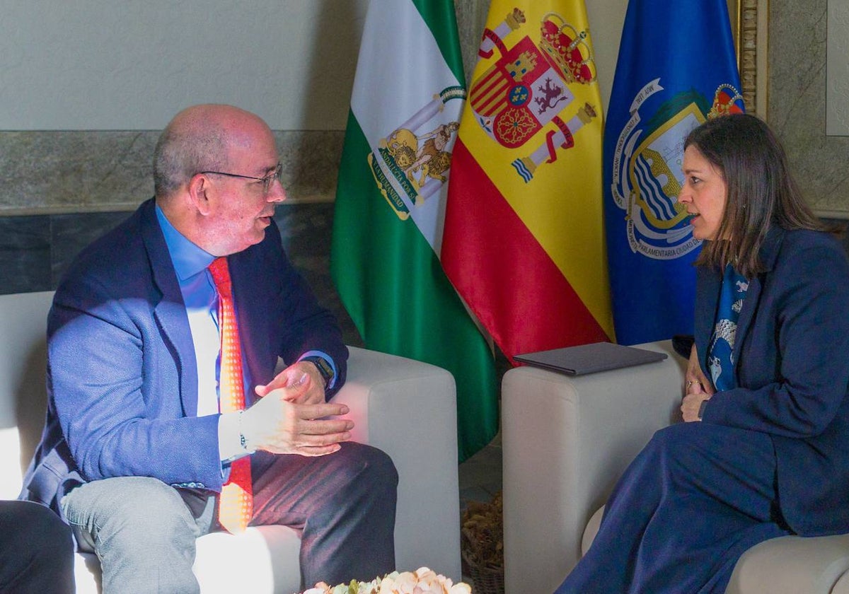 Reunión entre Patricia Cavada y Javier Sánchez Rojas