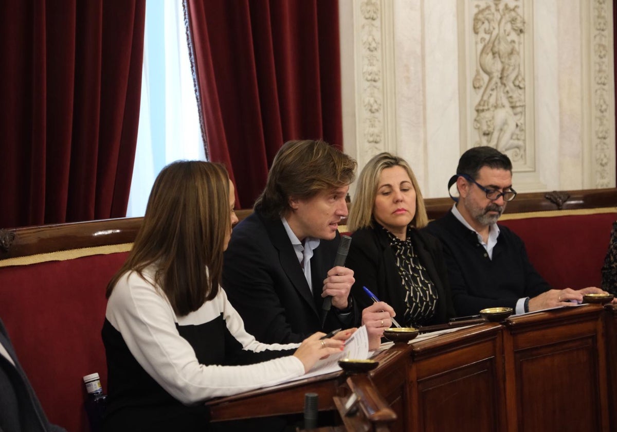 El concejal de Asuntos Sociales, Pablo Otero, ha intervenido al inicio del Pleno