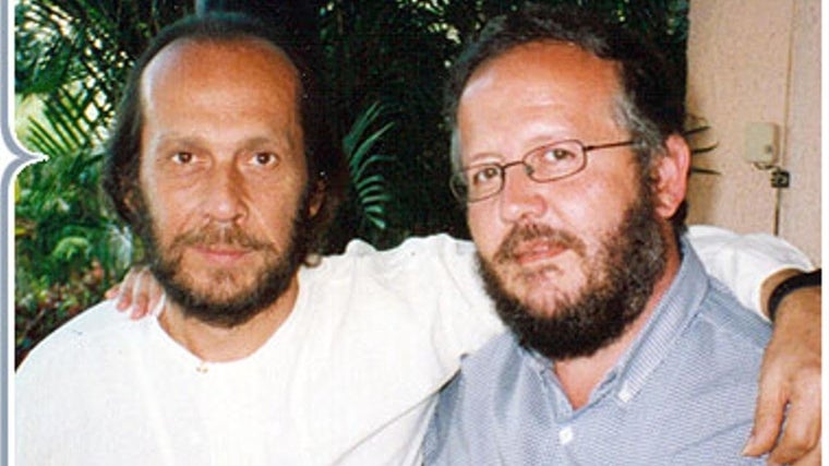 Paco de Lucía y Juan José Téllez.