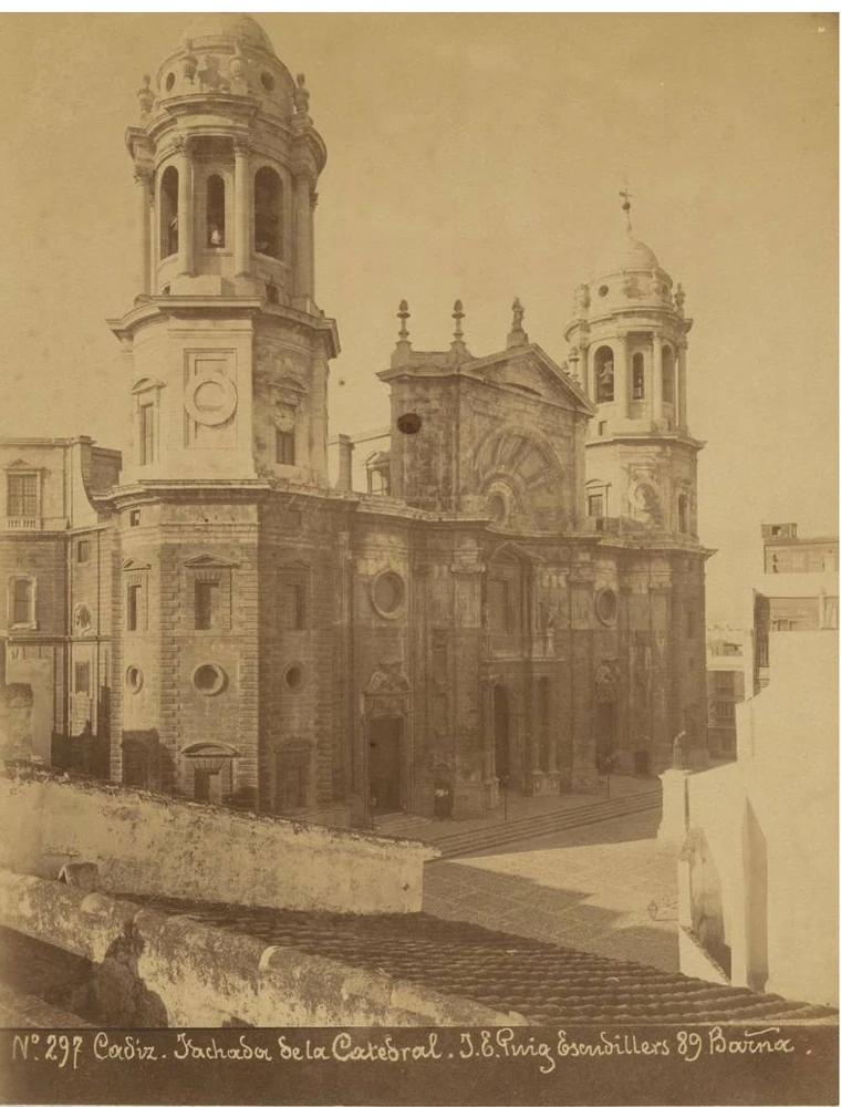 La Catedral de Cádiz, en 1889.