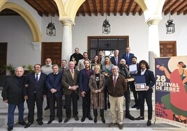 Rafaela Carrasco, Iván Orellana y María José Franco, premios de la pasada edición del Festival de Jerez