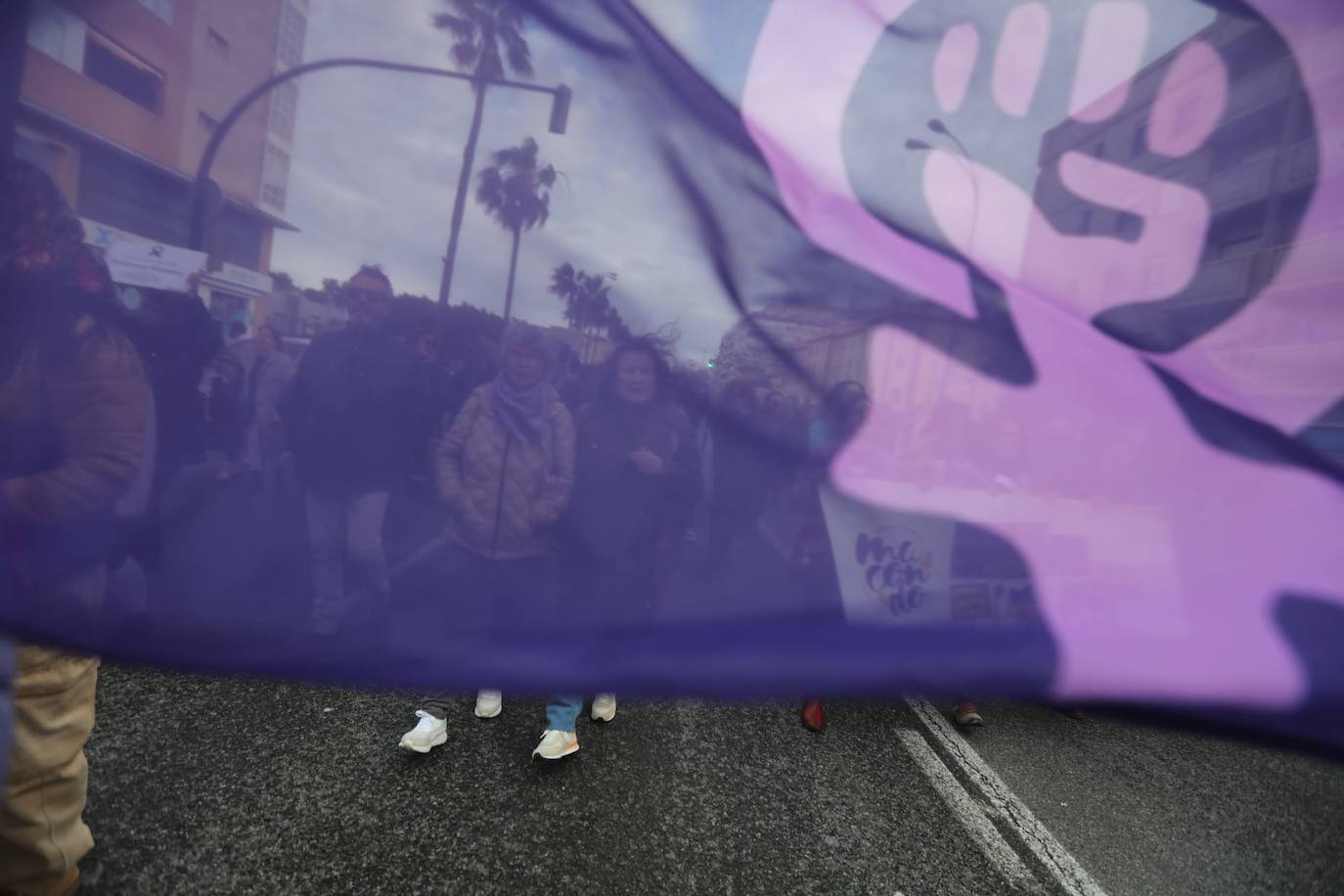 Fotos: Así ha sido la jornada feminista en Cádiz
