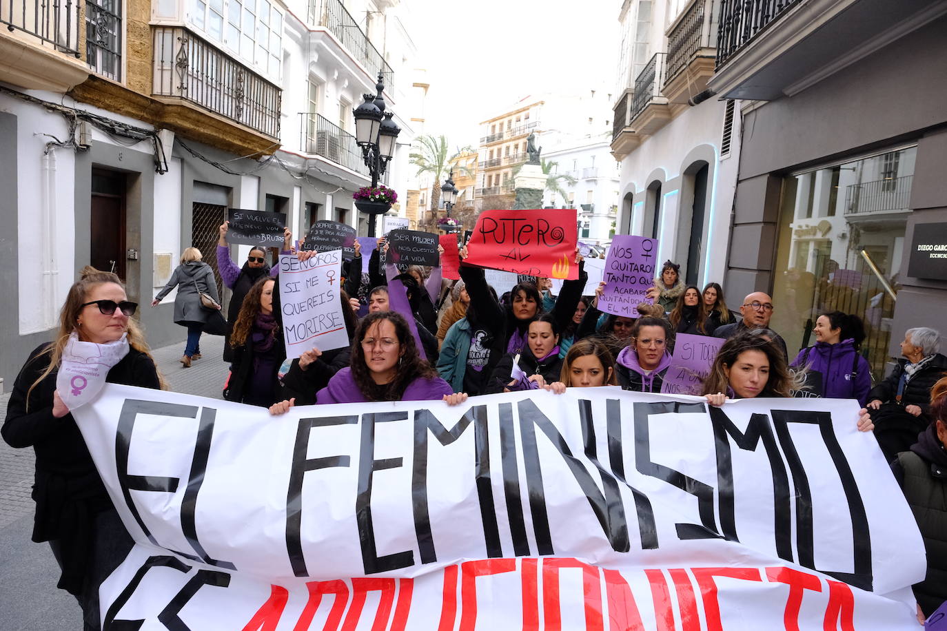 Fotos II: Manifestación 8-M en Cádiz