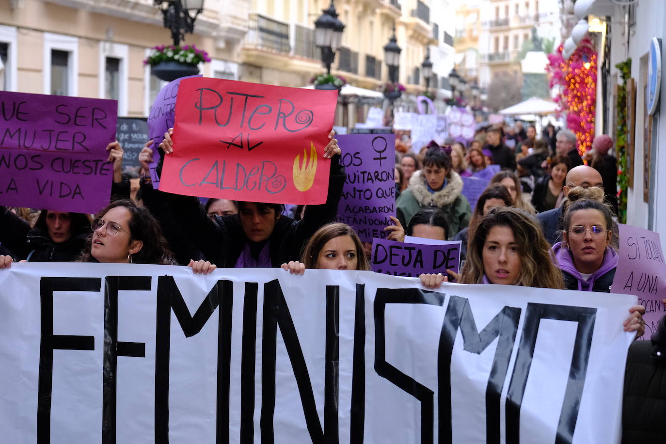 Fotos II: Manifestación 8-M en Cádiz