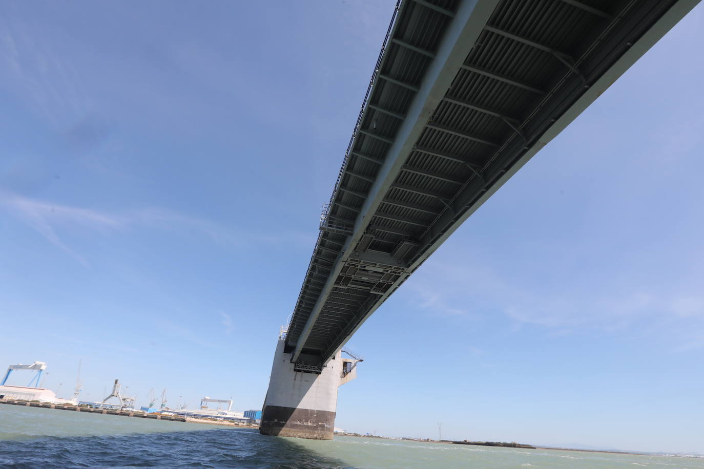 Fotos, debajo del Puente Carranza: así se ve el coloso bajo el mar