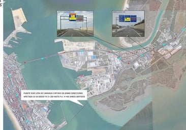 El plan de tráfico tras el cierre del puente Carranza: itinerarios y alternativas